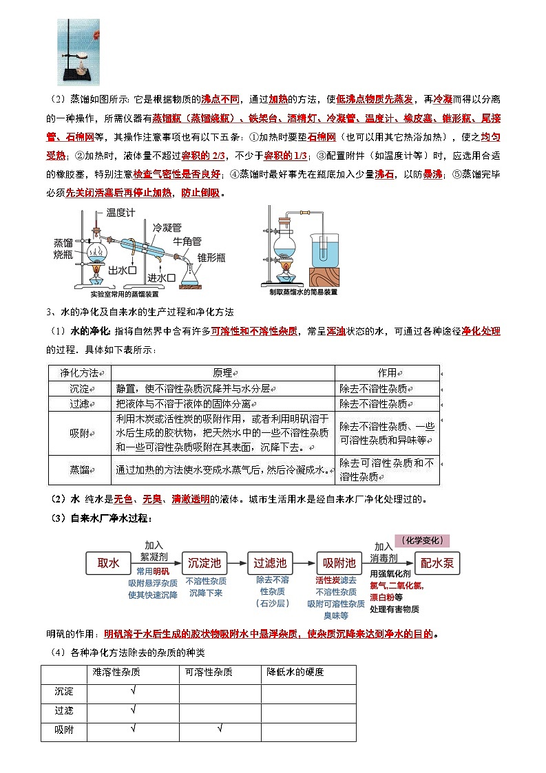 4.2 水的净化（考点解读）（解析版）第2页
