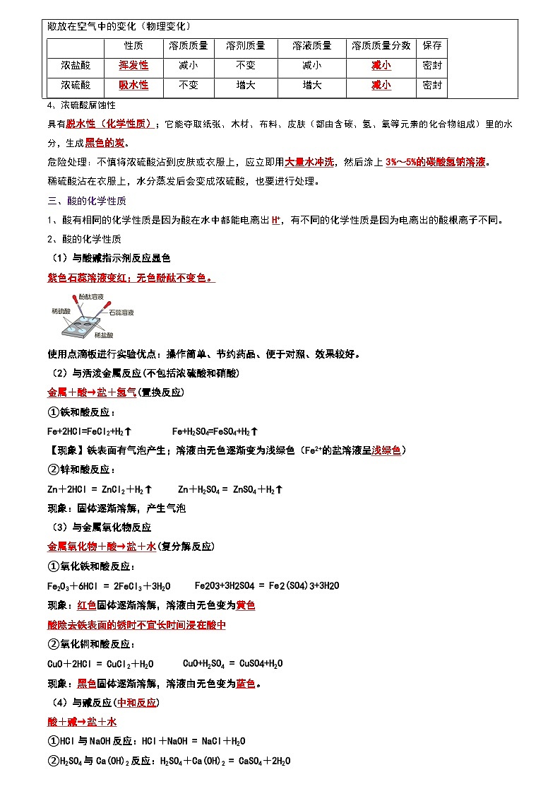 10.1 常见的酸和碱（考点解读）（解析版）第2页