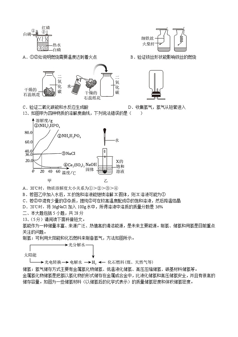 2024年安徽省中考化学仿真卷（8）第3页