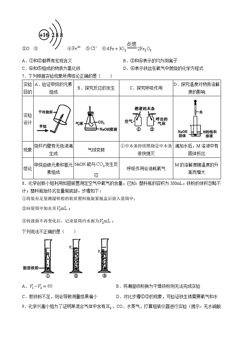 13，2024年陕西省咸阳市兴平市中考模拟化学试卷（三）(无答案)第2页