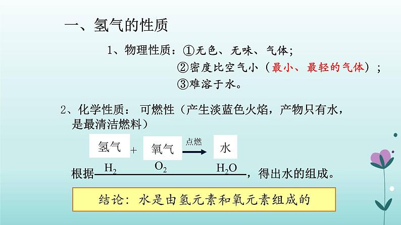 化学人教版九年级上册导学课件：4.3水的组成第6页