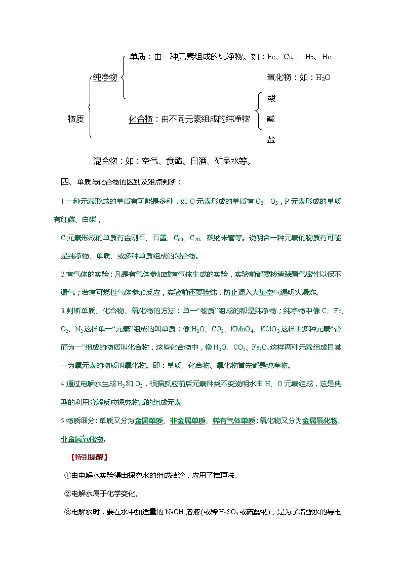 化学人教版九上同步提优讲练：4.3 水的组成第2页