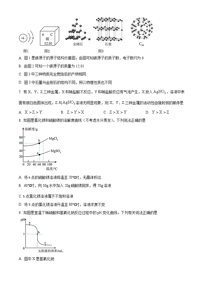 2024年甘肃省武威市南安教研联片中考三模化学试题（学生版+教师版）02
