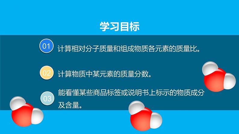 化学人教版九上课件：4.4.3 有关相对分子质量的计算第2页