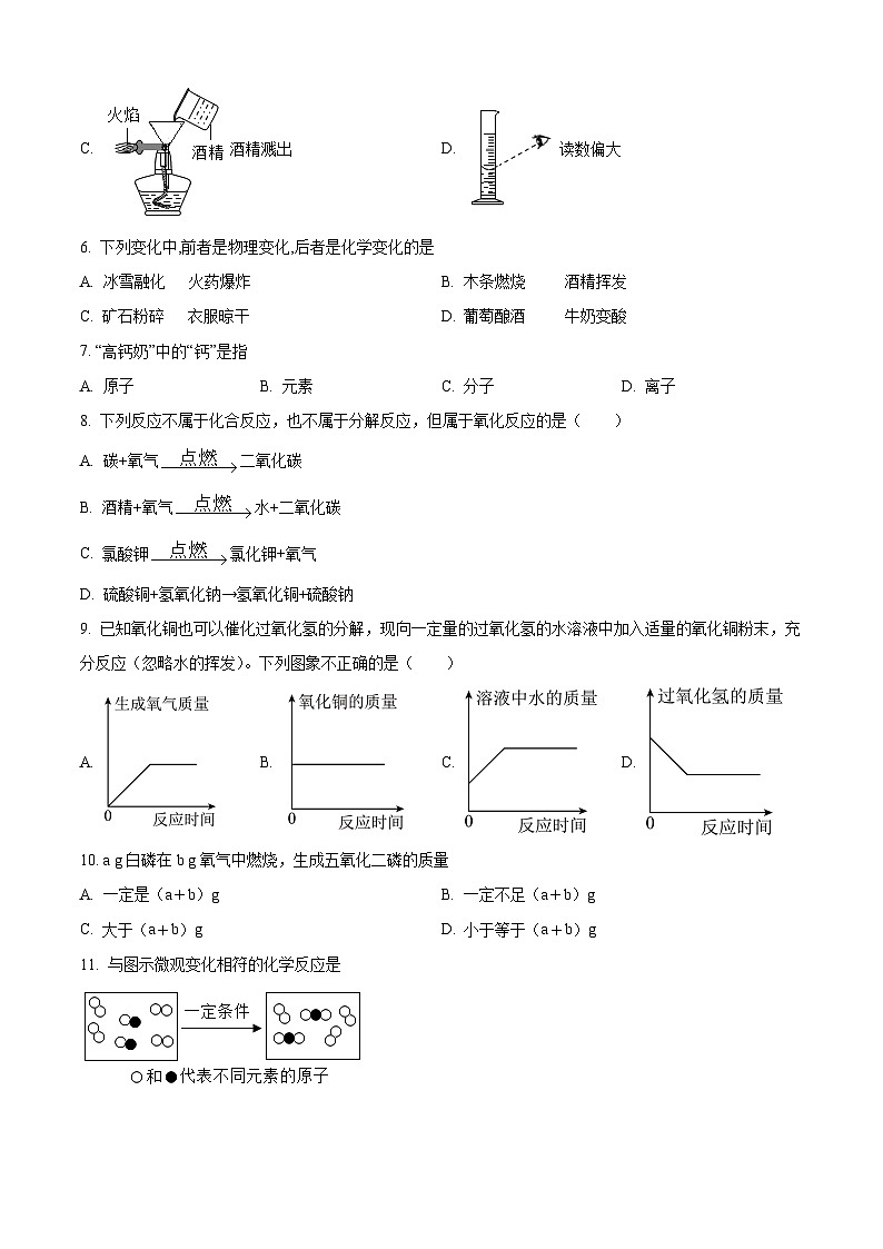 2024年广西初中学业水平考试化学领航卷（学生版+教师版）02