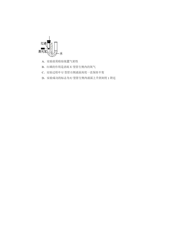 2022～2024北京初三一模化学试题分类汇编：空气03