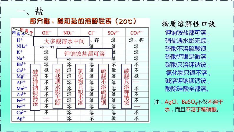 第7章应用广泛的酸碱盐第3节几种重要的盐第1课时盐及盐的化学性质课件（沪教版）08