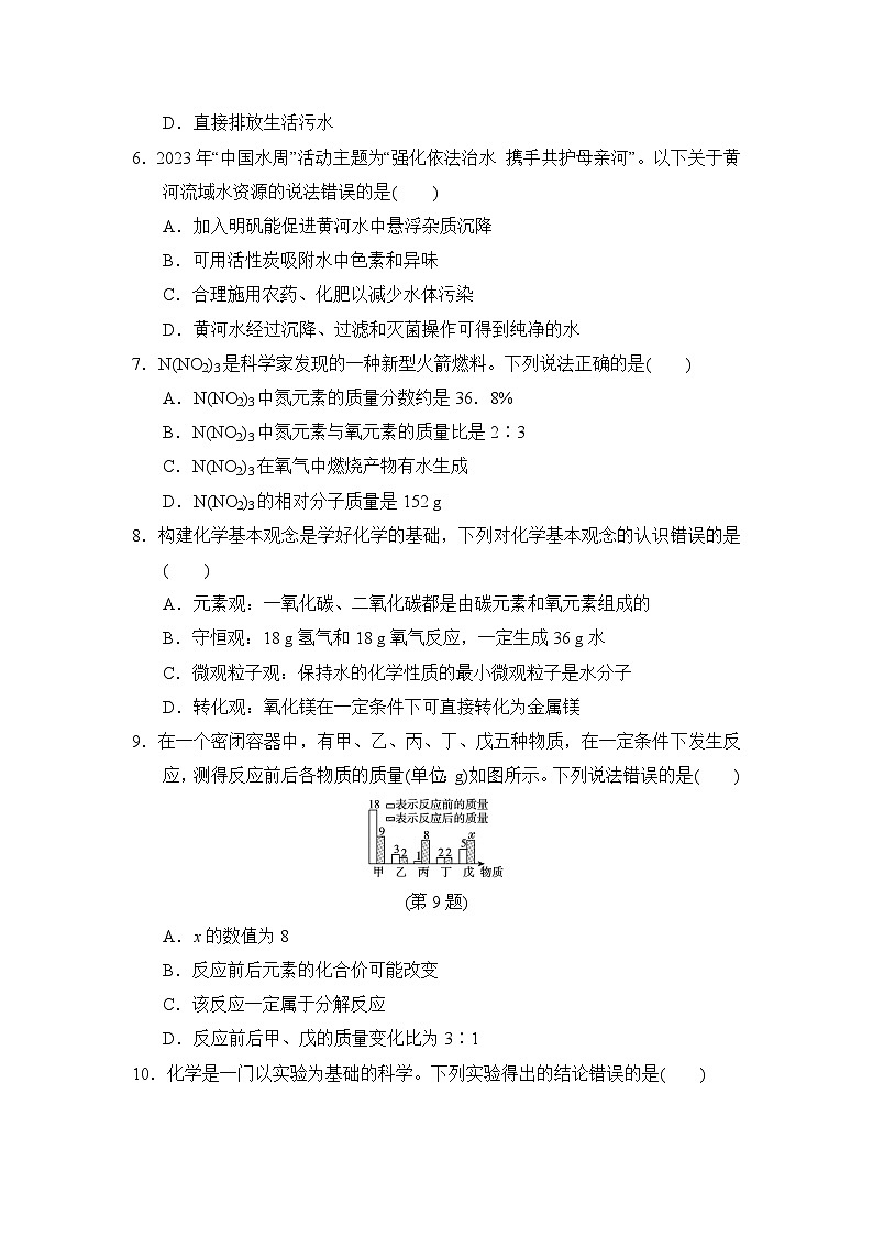 福建省福州市2023-2024学年九年级上学期期末模拟测化学试卷+02