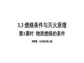 3.3 燃烧条件与灭火原理 第1课时  课件---2024-2025学年九年级化学科粤版上册