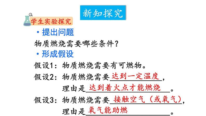 3.3 燃烧条件与灭火原理 第1课时  课件---2024-2025学年九年级化学科粤版上册03