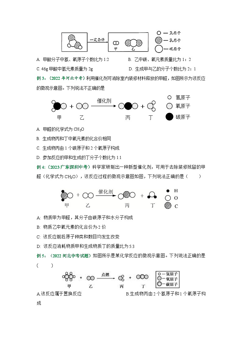 2024中考化学二轮重难点考点专题突破 微观示意图及微观粒子专项训练 (含解析)第2页