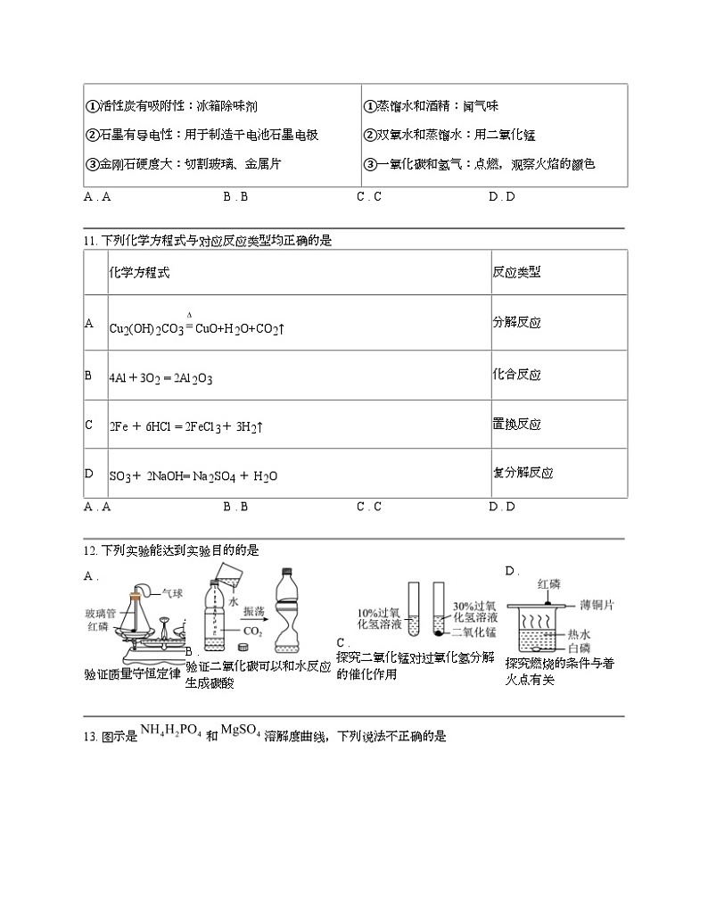 广东省潮州市2024年中考化学二模试题第3页