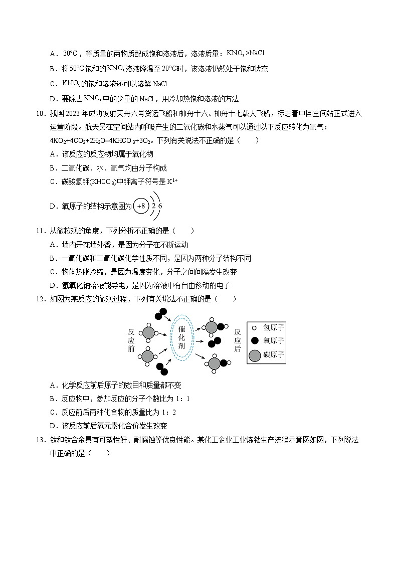 化学（海南专用）（考试版A4）第3页
