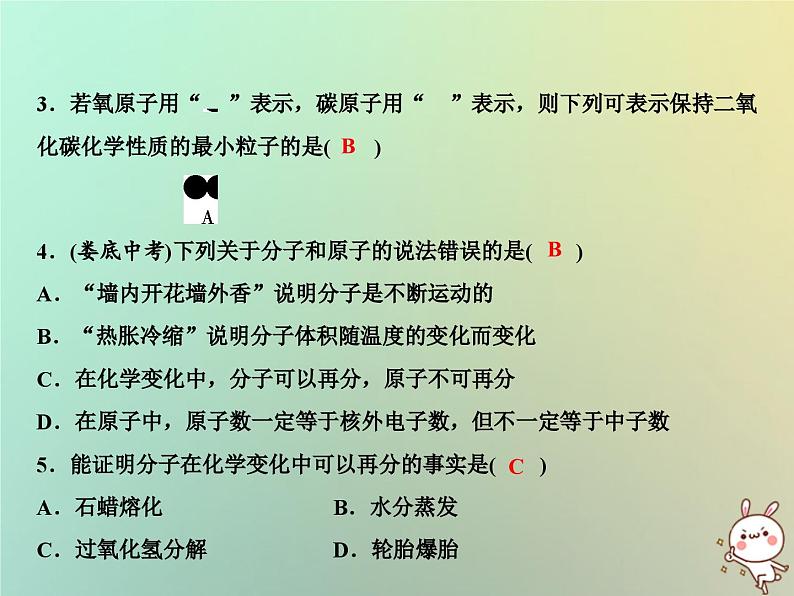 第3单元物质构成的奥秘专题突破三原子分子与离子的区别与联系作业课件第7页