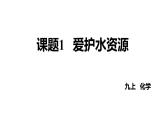 人教版九上化学 第四单元 课题1 爱护水资源算 课件