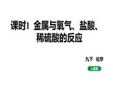 人教版九下化学 第八单元 课时1 金属与氧气、盐酸、稀硫酸的反应 课件
