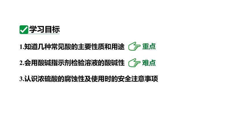 人教版九下化学 第十单元 课时1酸、碱与指示剂几种常见的酸 课件03