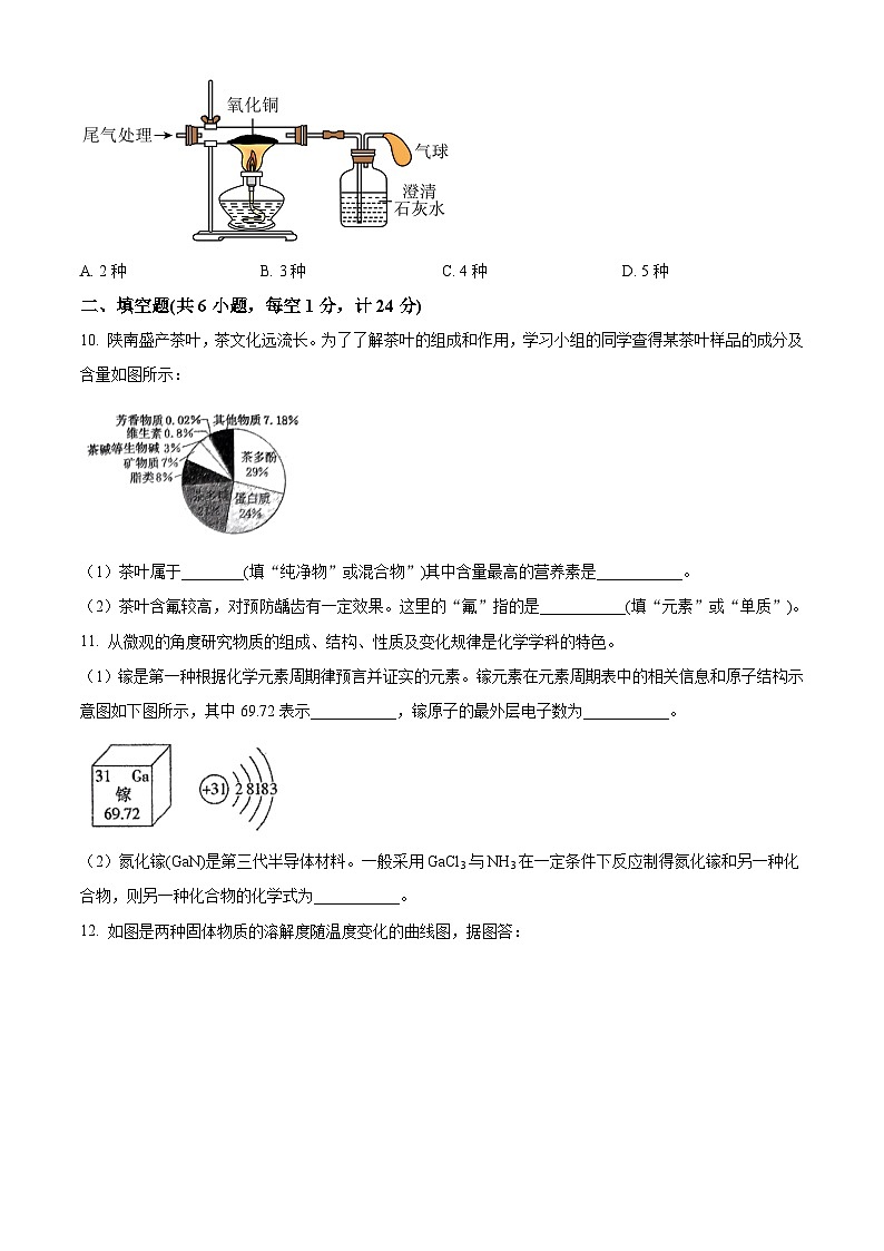 2024年陕西省西安市碑林区翱翔中学（原西工大附中）中考二模化学试卷（解析版）03
