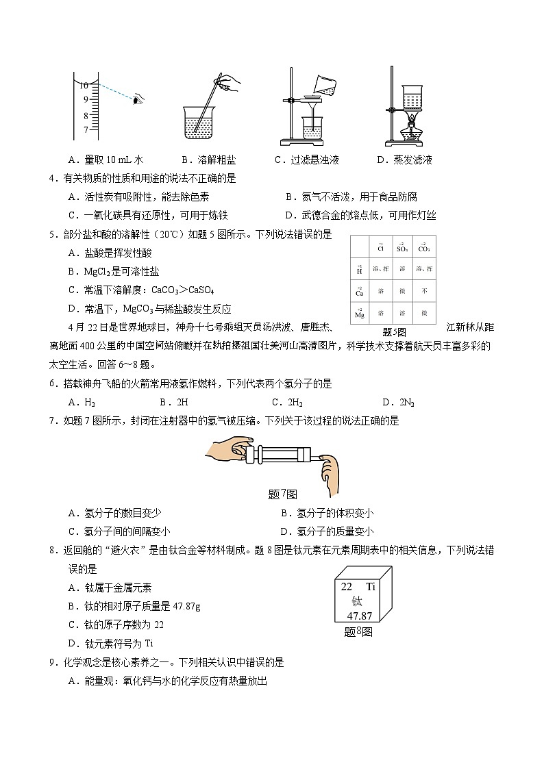 化学（广东卷）（考试版A4）第2页
