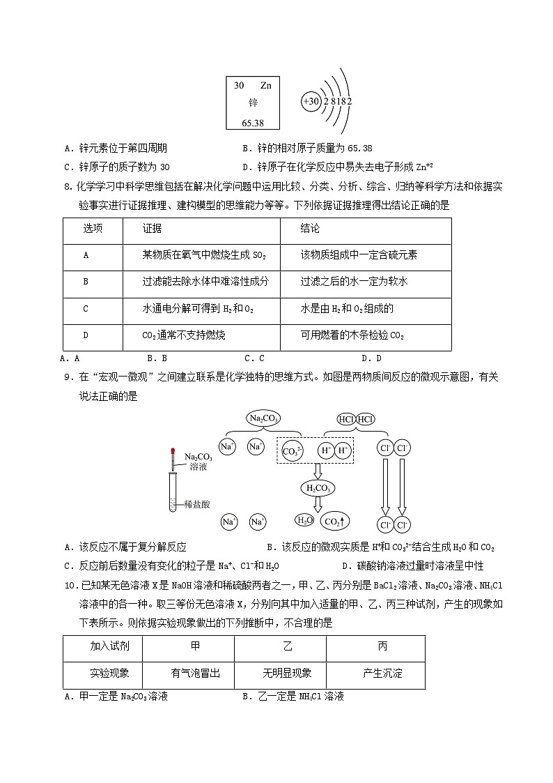 化学（济南卷）（考试版A4）第3页