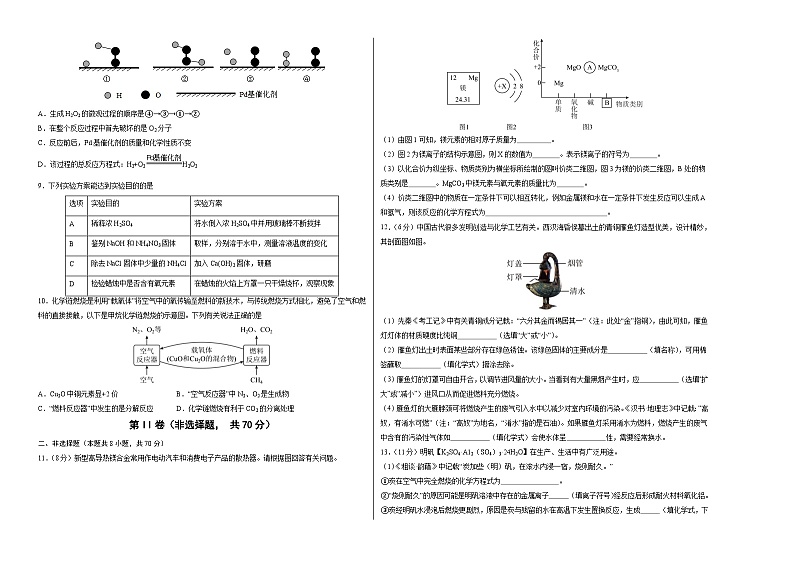 2024年中考化学第三次模拟考试（福建卷）02