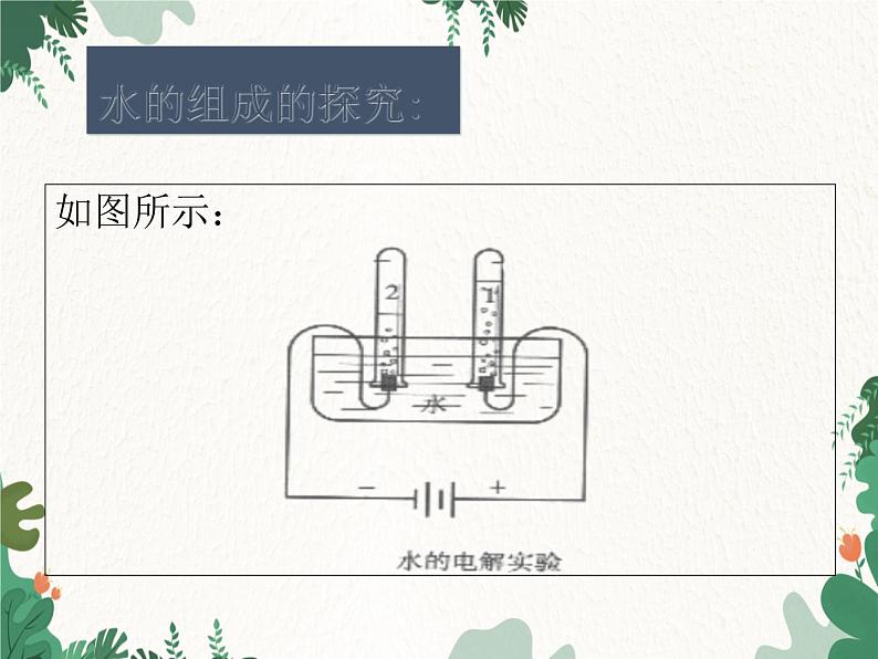 人教版化学九年级上册 第四单元课题3  水的组成课件04