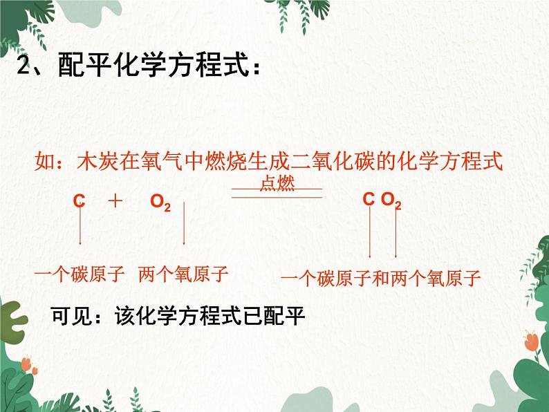 人教版化学九年级上册 第五单元课题2  如何正确书写化学方程式课件第7页