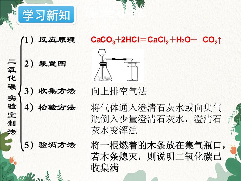 人教版化学九年级上册 第六单元课题2  二氧化碳制取的探究课件第3页