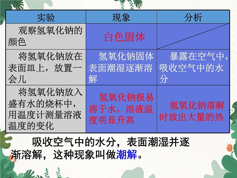 人教版化学九年级下册 第十单元课题1第三课时 常见的碱课件第7页