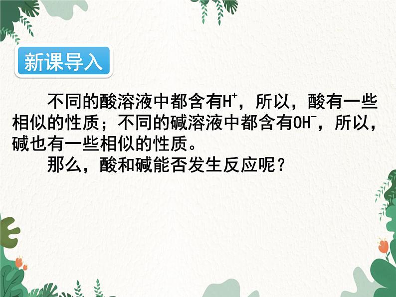 人教版化学九年级下册 第十单元课题2第一课时 中和反应课件第2页