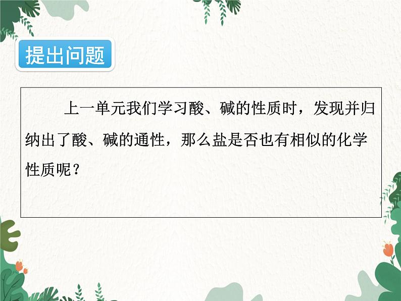 人教版化学九年级下册 第十一单元课题1第三课时 物质的分类、盐的化学性质课件06