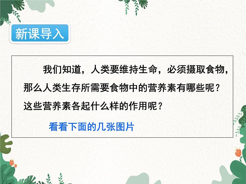 人教版化学九年级下册 第十二单元课题1 人类重要的营养物质课件02