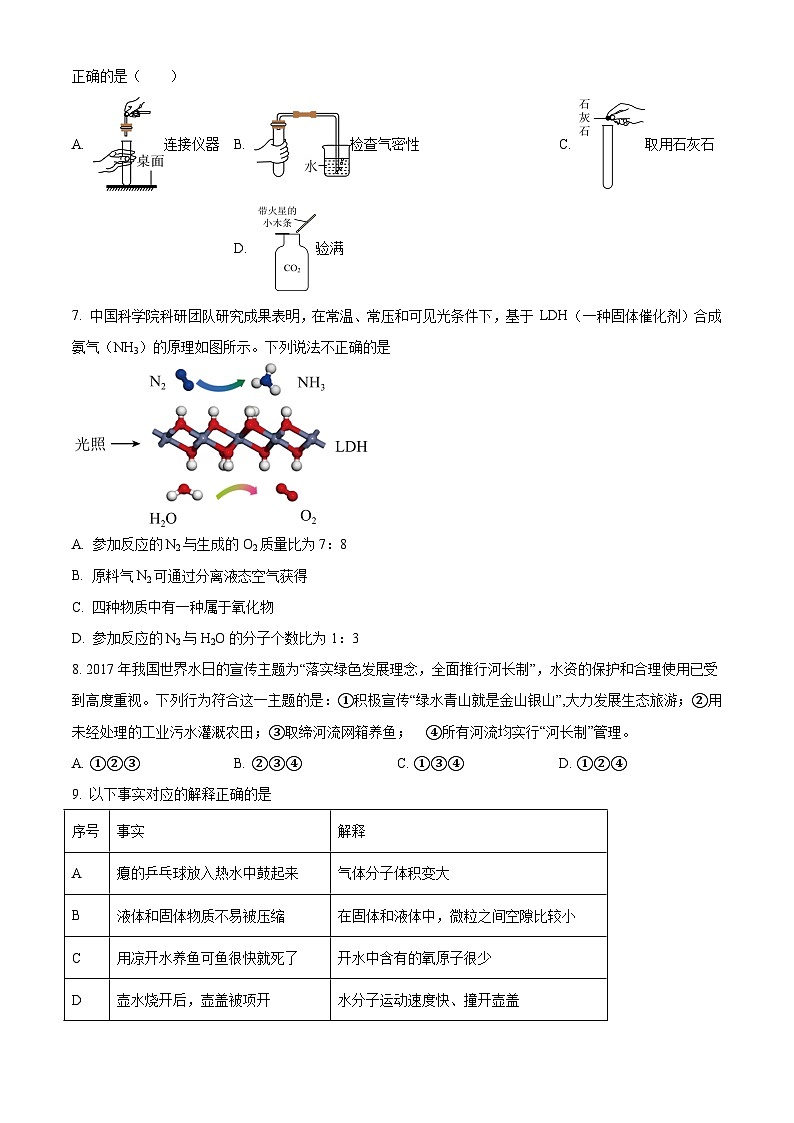 2024年重庆市中考一模化学试题（解析版）02