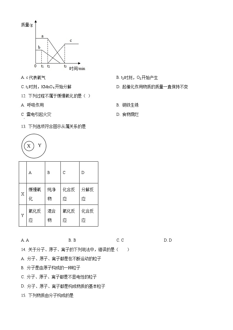 山东省德州市平原县2023-2024学年九年级上学期期末考试化学试题（解析版）03