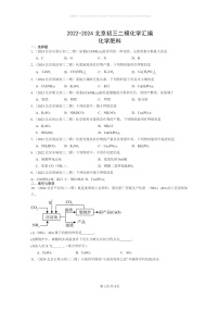 [化学]2022～2024北京初三二模化学试题分类汇编：化学肥料