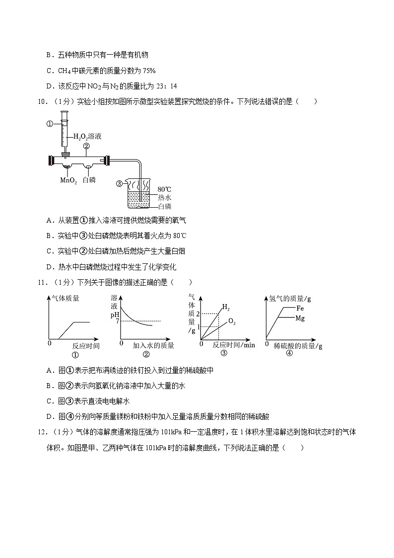 2024年安徽省合肥市蜀山区中考化学最后一卷第3页