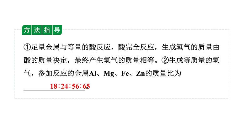 2024成都中考化学二轮复习之中考题型研究 微专题 金属与酸反应的坐标曲线（课件）第5页