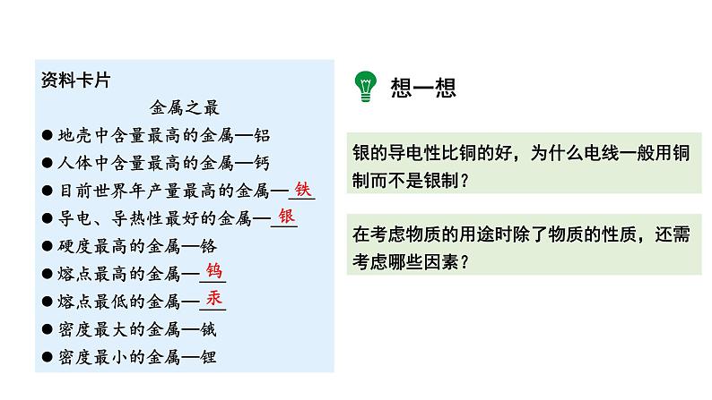 2024成都中考化学复习“四清”回归教材08第八单元金属和金属材料 课件第4页