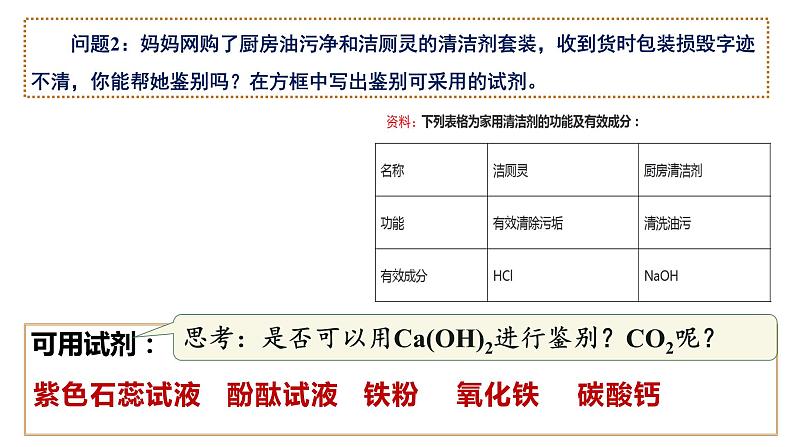 2024成都中考化学试题研究大单元复习-化学让美食更酷炫——基于实验探究的酸碱盐 课件第6页