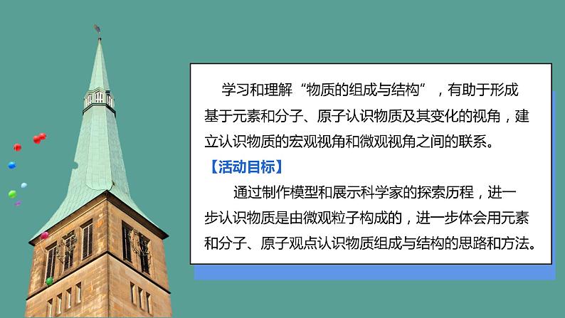 (2024)人教版化学九年级上册（3-跨学科实践活动2）制作模型并展示科学家探索物质组成与结构的历程PPT课件02