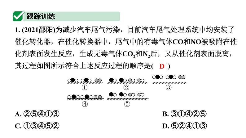 2024福建中考化学二轮中考题型研究 微专题15 微观反应示意图（课件）第7页