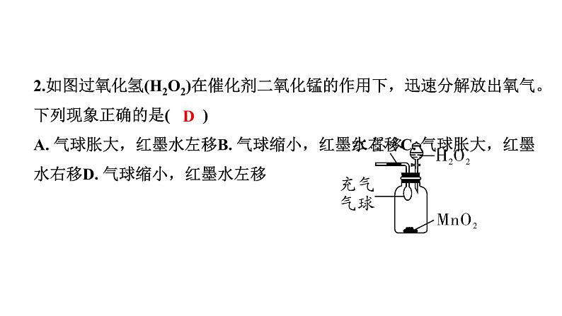 2024甘肃中考化学二轮复习之中考题型研究 专题一 横向实验归类练（课件）第6页