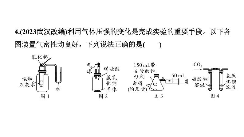 2024甘肃中考化学二轮复习之中考题型研究 专题一 横向实验归类练（课件）第8页