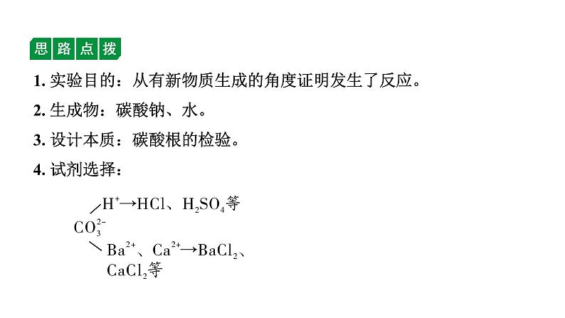 2024甘肃中考化学一轮复习 微专题 3个无明显现象的反应的探究（课件）第4页