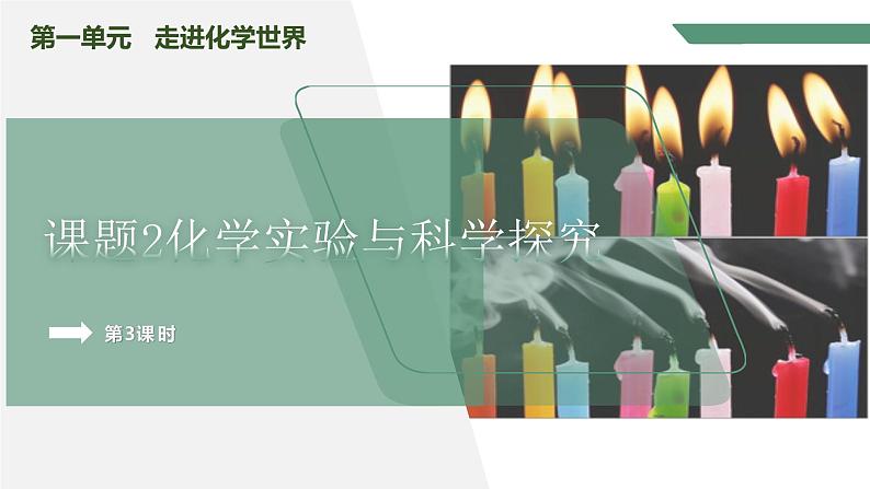 【核心素养】课题2第3课时《化学实验与科学探究》课件PPT+教学设计+同步练习（含答案和教学反思）01