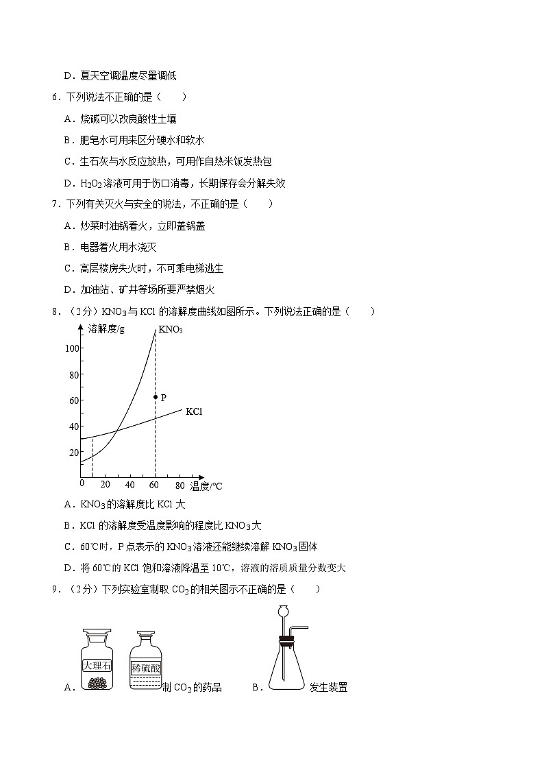 2024年内蒙古赤峰市宁城县中考化学一模试卷02
