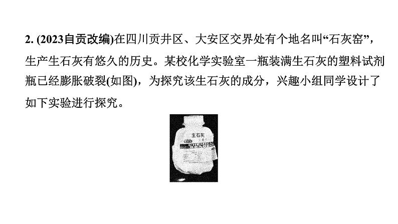 2024海南中考化学二轮重点专题突破 微专题 氢氧化钠、氢氧化钙变质的探究（课件）第6页