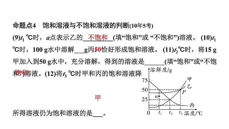 2024海南中考化学二轮重点专题突破 微专题 溶解度曲线及其应用（课件）第5页