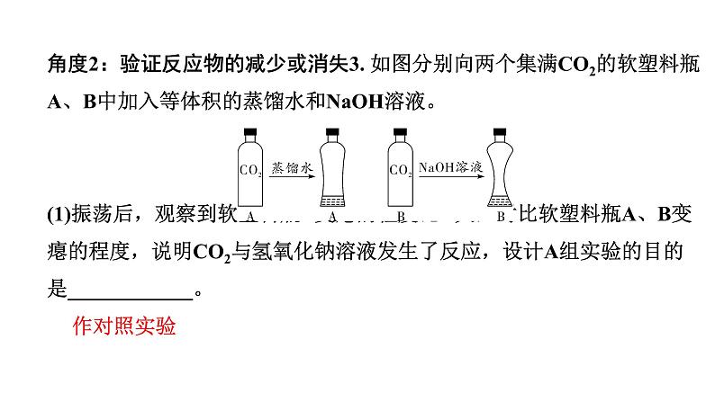 2024海南中考化学二轮重点专题突破 微专题 无明显现象反应的探究（课件）第6页