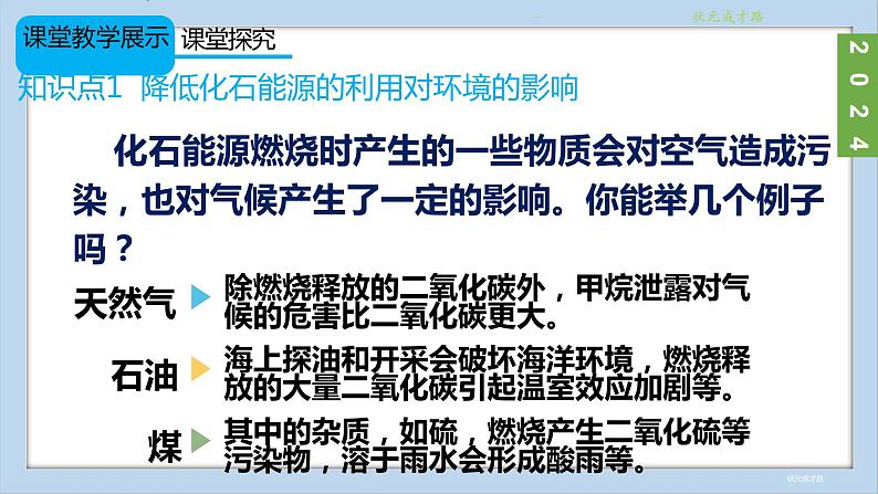 (2024)人教版化学九年级上册（7-2）化石能源的合理利用 第2课时 PPT课件05